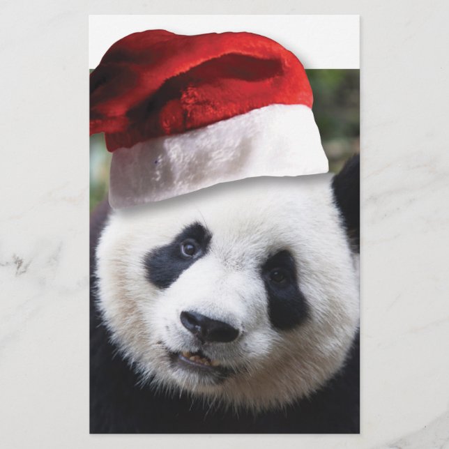 Julpandabjörnen Brevpapper (Framsida)