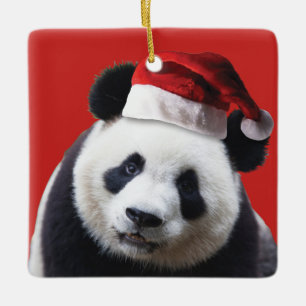 Julpandabjörnen Julgransprydnad Keramik
