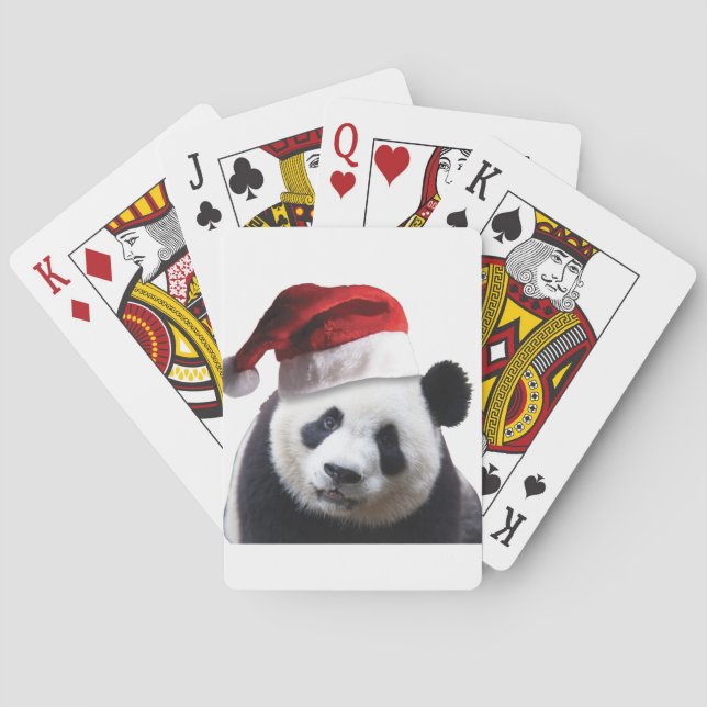 Julpandabjörnen Spel Kort (Baksidan)