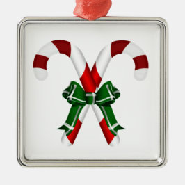 Julpandystick med ben julgransprydnad metall