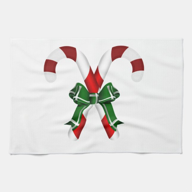 Julpandystick med ben kökshandduk (Horisontell)