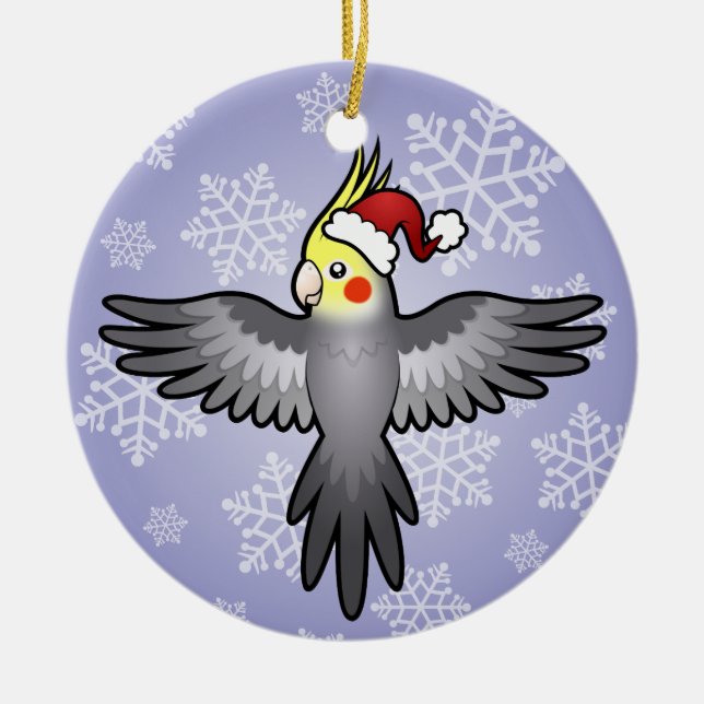 Julpapegoja Julgransprydnad Keramik (Framsidan)