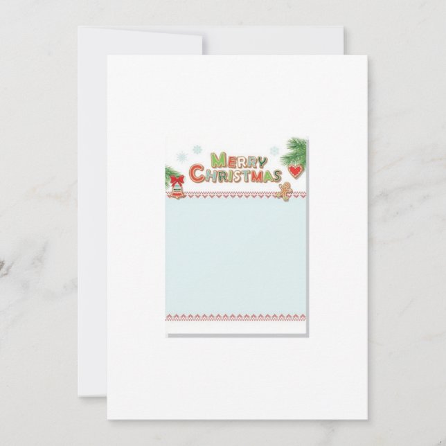 Julpapper Inbjudan papper (Framsida)