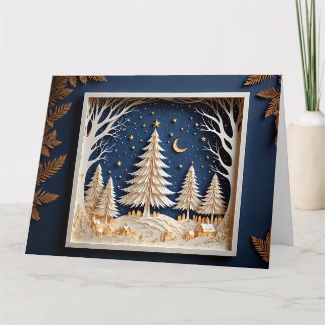 Julpapper, kort (Framsida)