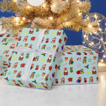 Julpapper med kapybaror