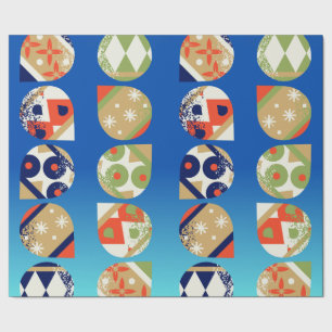 Julpapper Moderna Färgglada Ornament
