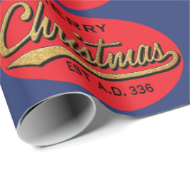 Julpapper "Retro God Jul"