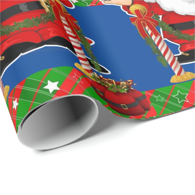 Julpapper Tomte (Rullad Hörn)