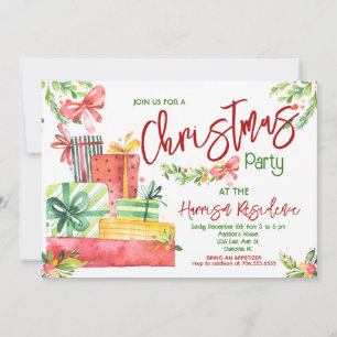 Julpartiets inbjudan, Julfest inbjudan