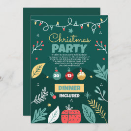 Julpartiets inbjudan, Julfest Inbjudningar