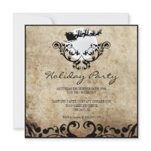 Julpartiets inbjudan - Santa och Renor