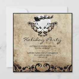 Julpartiets inbjudan - Santa och Renor