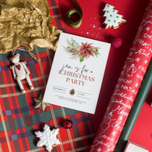 Julpartiets inbjudan till Grey Poinsettia