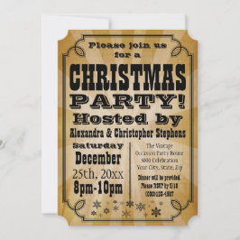 Julpartiets inbjudan till Rustic Vintage Land