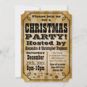 Julpartiets inbjudan till Rustic Vintage Land