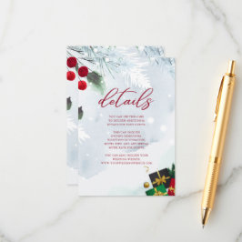 Julparty Gästinformation Tilläggskort