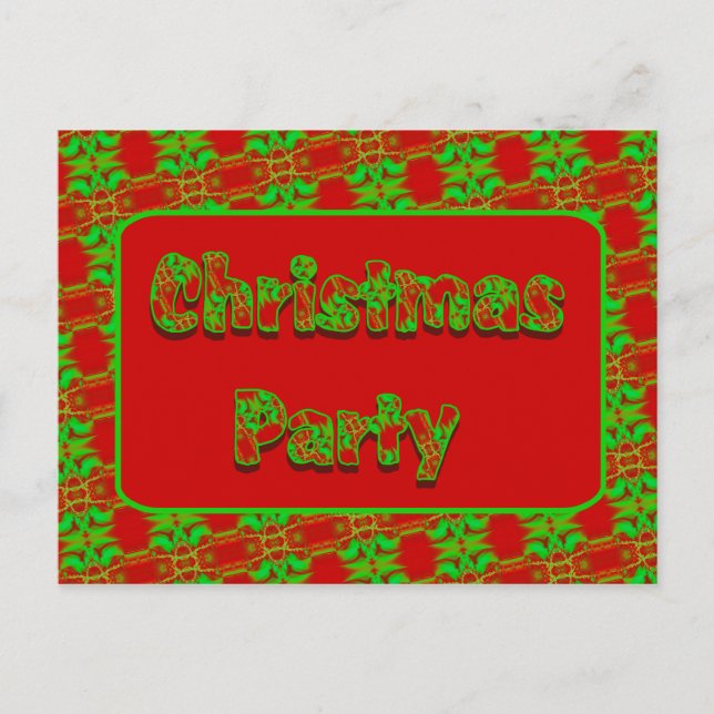 Julparty Helg Vykort (Framsida)