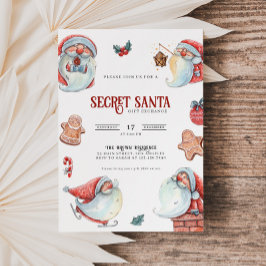 Julparty-inbjudan för Secret Santa-gådutbyte Inbjudningar