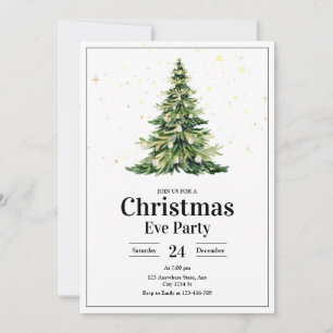 Julparty inbjudan, Högtidlig middagsfest Inbjudningar