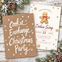 Julparty Invitation för Cookiebyte