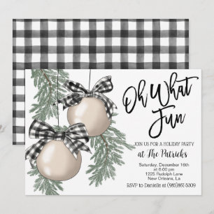 Julparty Invitation Inbjudningar