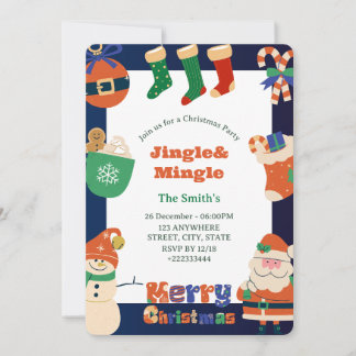Julparty Invitation Inbjudningar