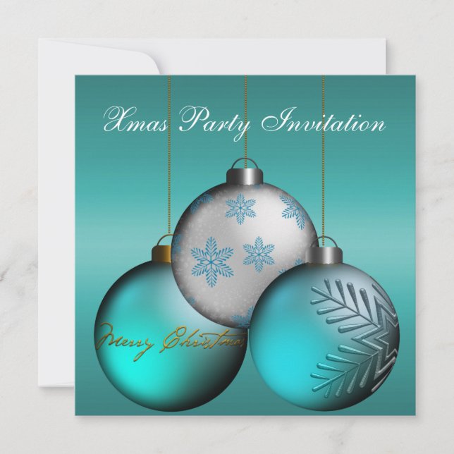 Julparty Invitation Julfirande Inbjudningar (Framsida)