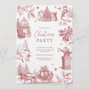 Julparty Kina-inspirerad konst Inbjudningar