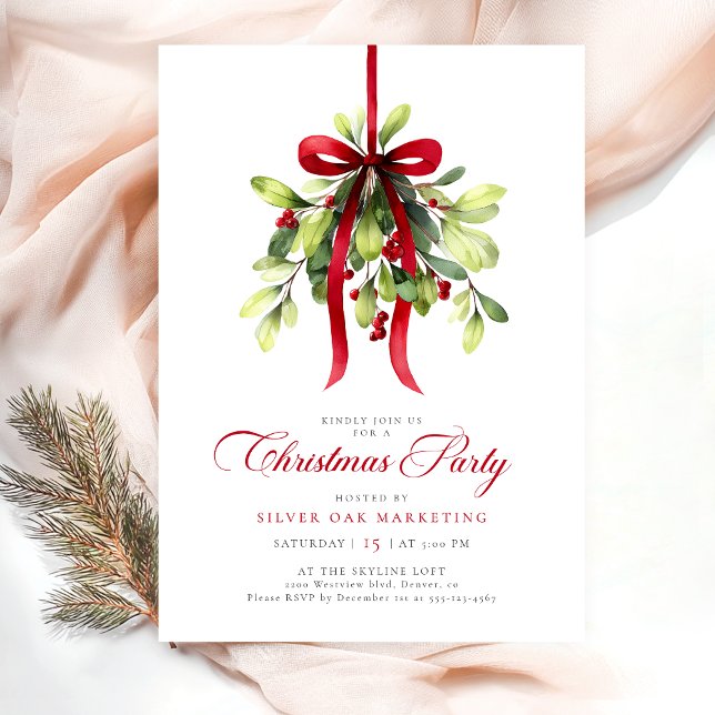 Julparty Kontor Företag Inbjudningar (Skapare uppladdad)