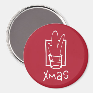 Julparty Magnet