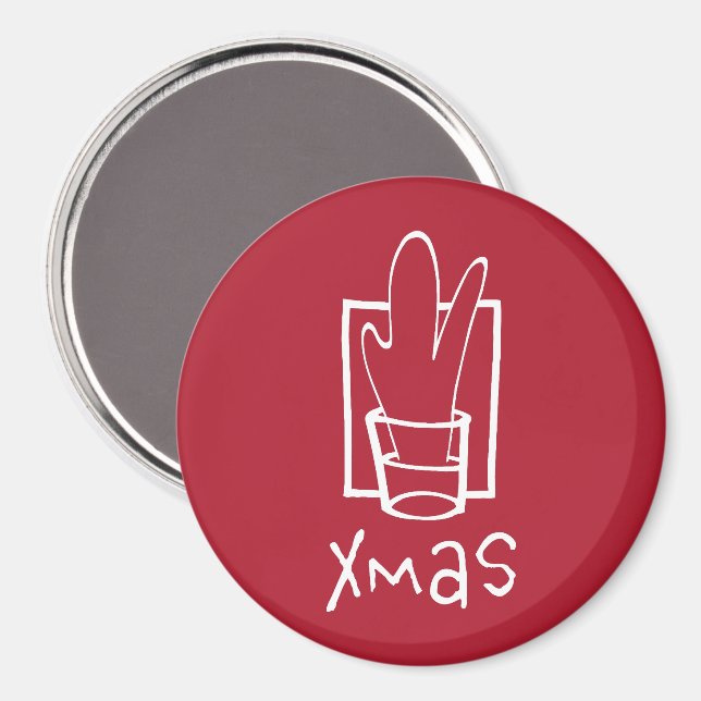 Julparty Magnet (Front/Back)
