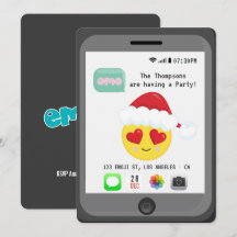 Julparty med Emoji