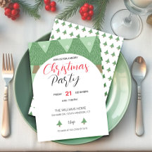 Julparty med illustrerad julgran