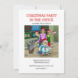 Julparty på kontoret inbjudningar