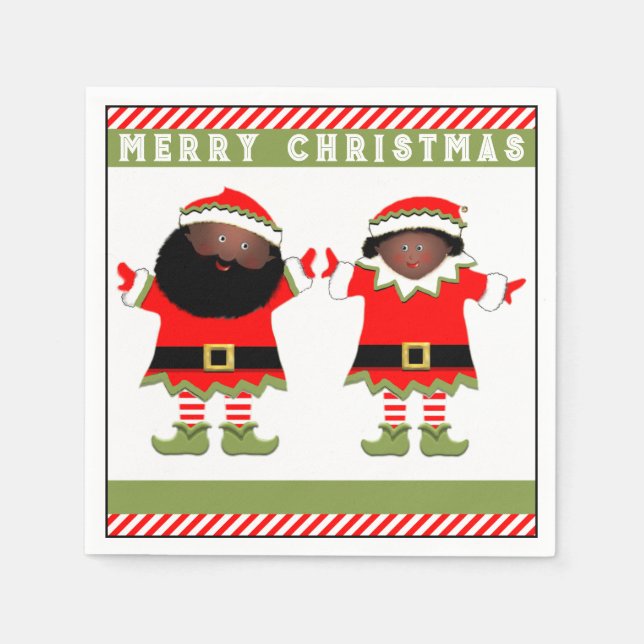 Julparty Pappersservett (Framsidan)
