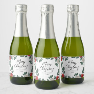 Julparty Röd Grön Blommig