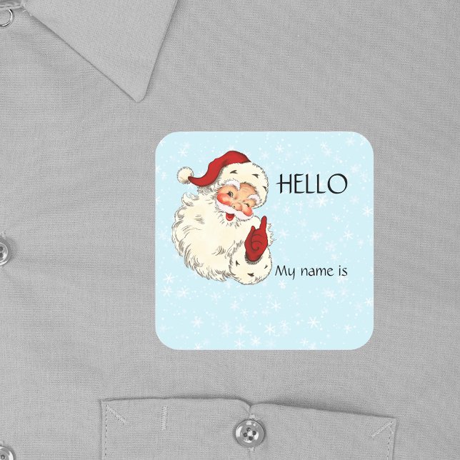 Julparty Tomte Namn Märke Badge (Skapare uppladdad)