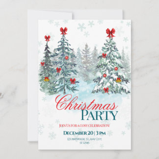 Julpartyinbjudan | Högtidlig Firande