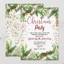 Julpartyinbjudan Inbjudningar