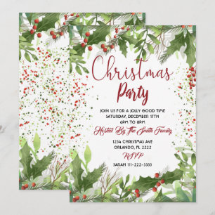 Julpartyinbjudan Inbjudningar