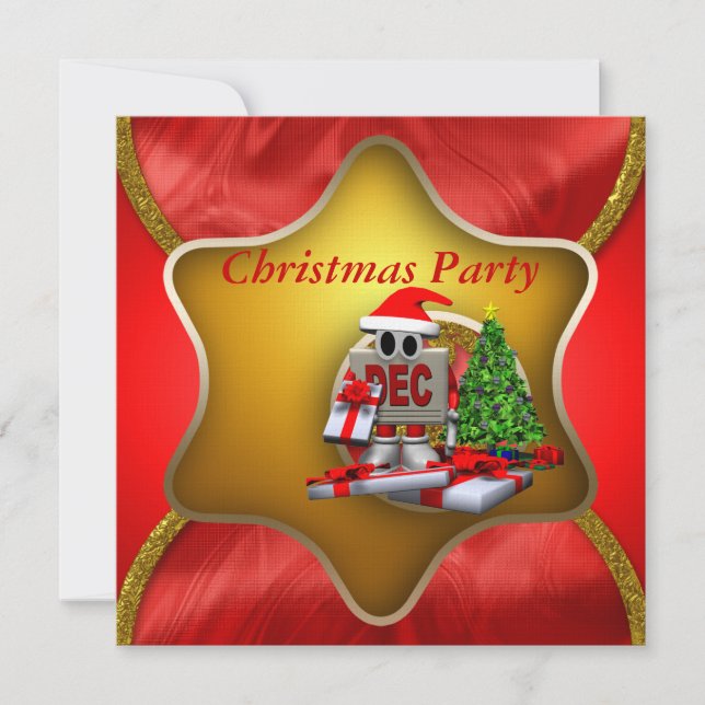 Julpartyinbjudan Inbjudningar (Framsida)