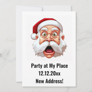 Julpartyinbjudan till ny adress inbjudningar