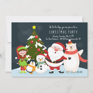 Julpartyinvitationer Inbjudningar