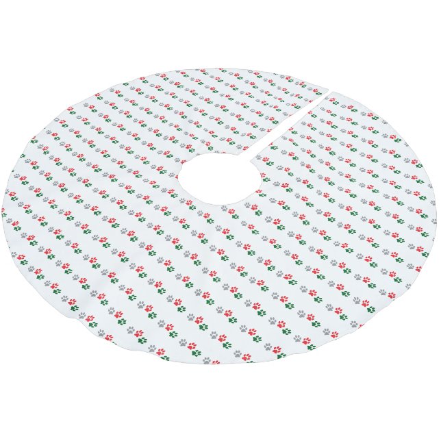 Julpaws Julgransmatta Borstad Polyester (Vinklad)