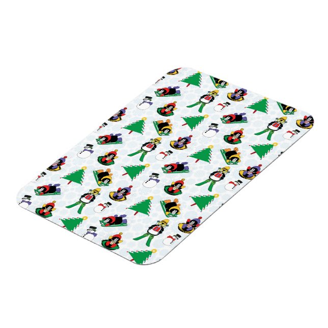 Julpenguinskidåkning Magnet (Vänstra Sidan)