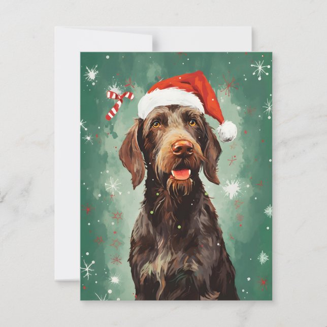 Julpenselmålartwerpen för Wirehved-pekare Julkort (Framsida)