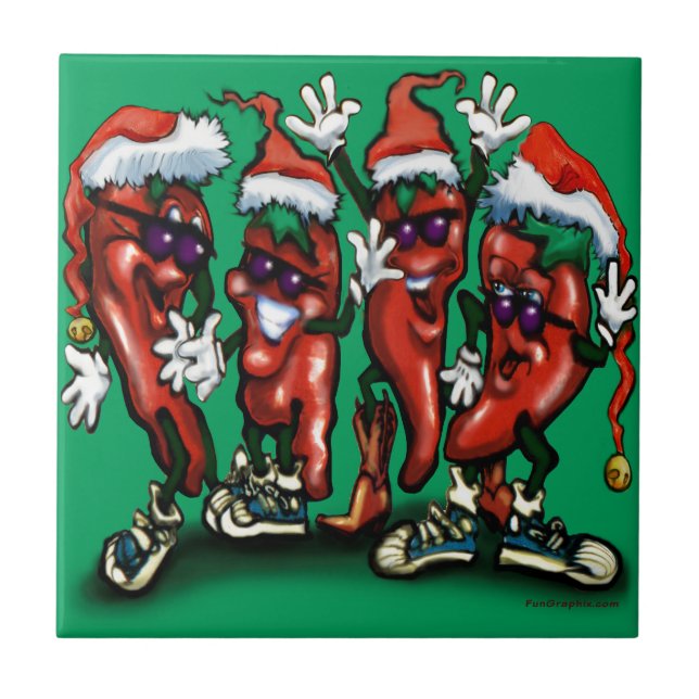 Julpeppar Kakelplatta (Framsidan)