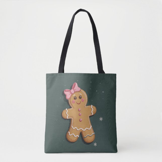 Julpepparkakor Flicka Rosa Slinga Coquette  Tygkasse (Framsida)