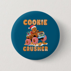 Julpepparkakor Pyjamas Cookie Crusher Monster Knapp