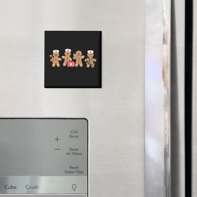 Julpepparkakor Sjuksköterska Team Presenter Magnet (In Situ (Fridge))